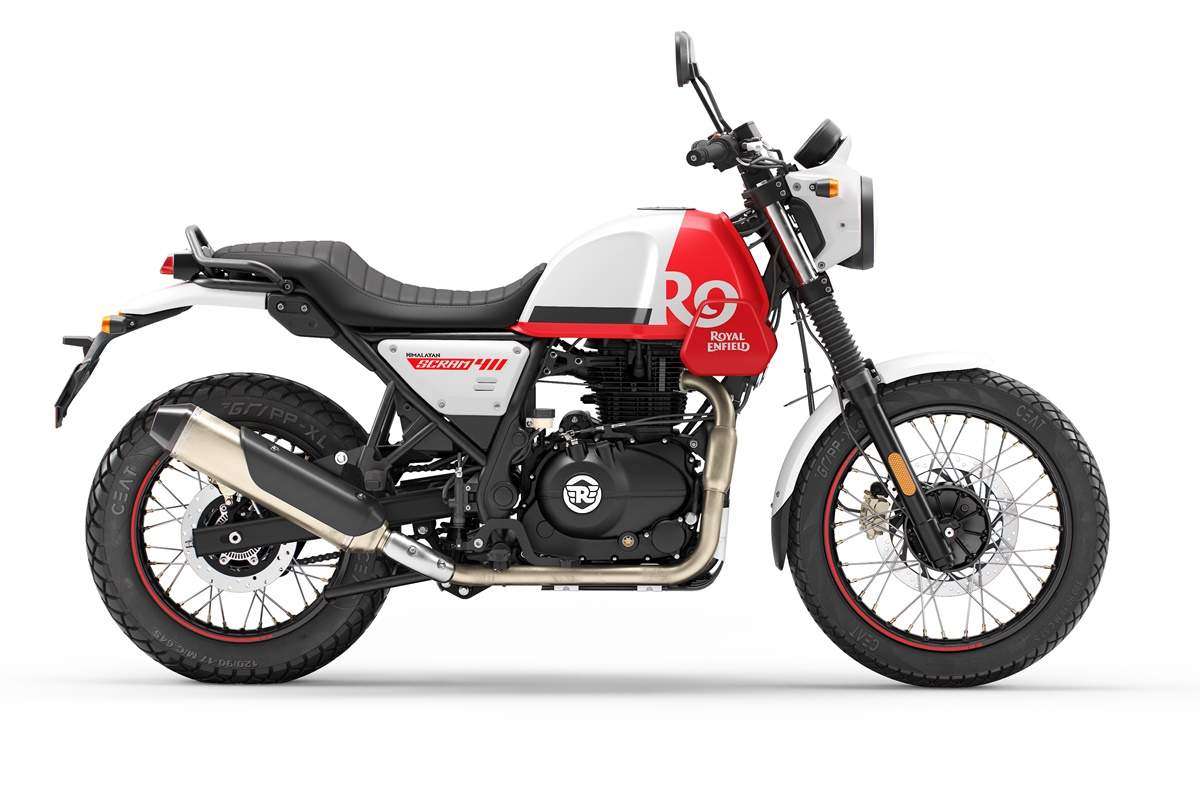 Royal Enfield Scram 411 White Flame