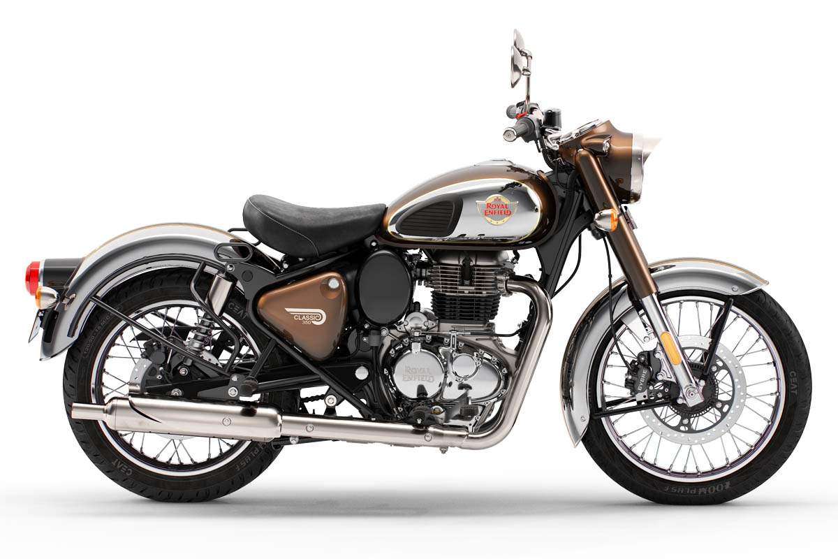 Royal Enfield Classic 350 2022 cromo bronce