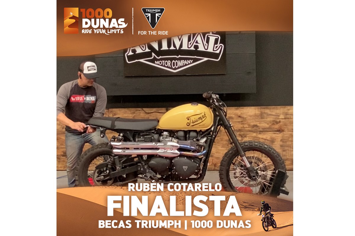 Las becas Triumph 1000 Dunas ya tienen finalistas