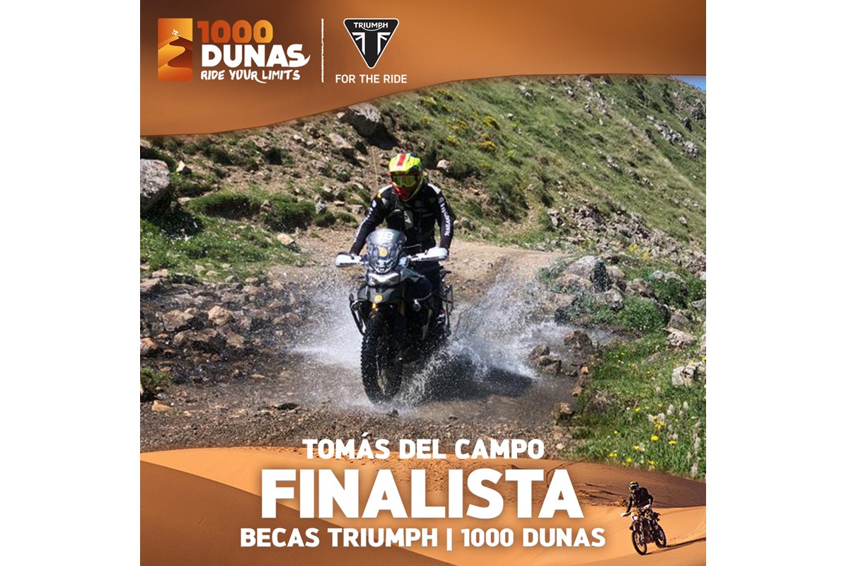 Las becas Triumph 1000 Dunas ya tienen finalistas