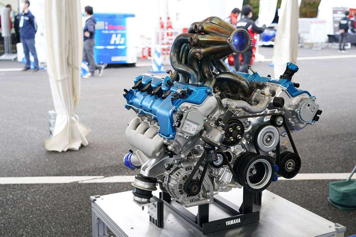 El motor de Yamaha-Toyota que funciona con hidrógeno como combustible