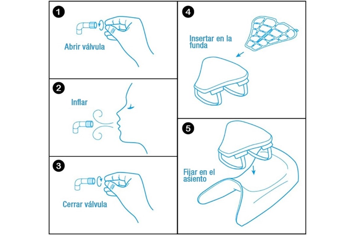 Cojín para asiento de moto ComfortAir