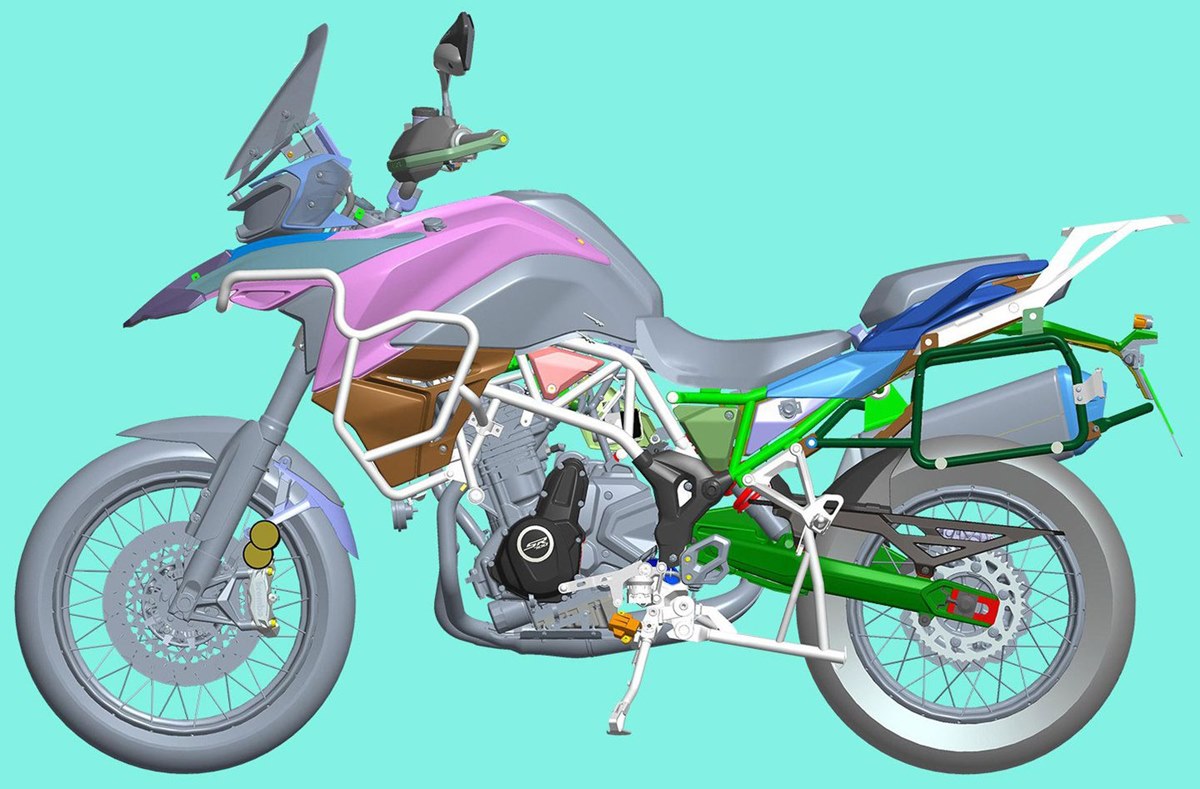 Nuevas imágenes de la futura Benelli TRK 702 2023