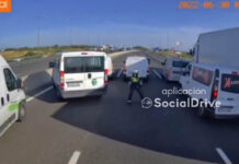 De esta forma brutal y temeraria para la policía una persecución en Valencia