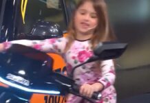 Momento en que la moto comienza a acelerar