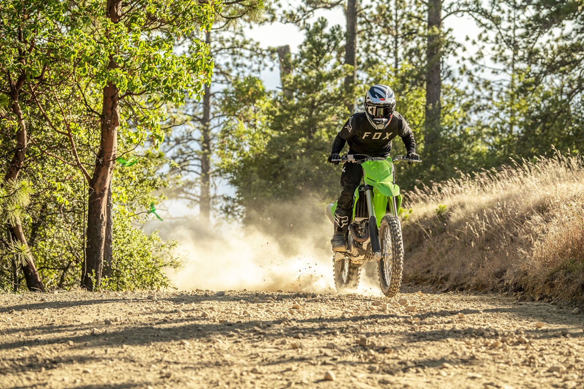Kawasaki KX450X en acción