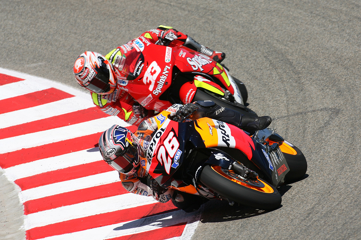 Dani Pedrosa dispuso de la RC211V en su año de debut en MotoGP
