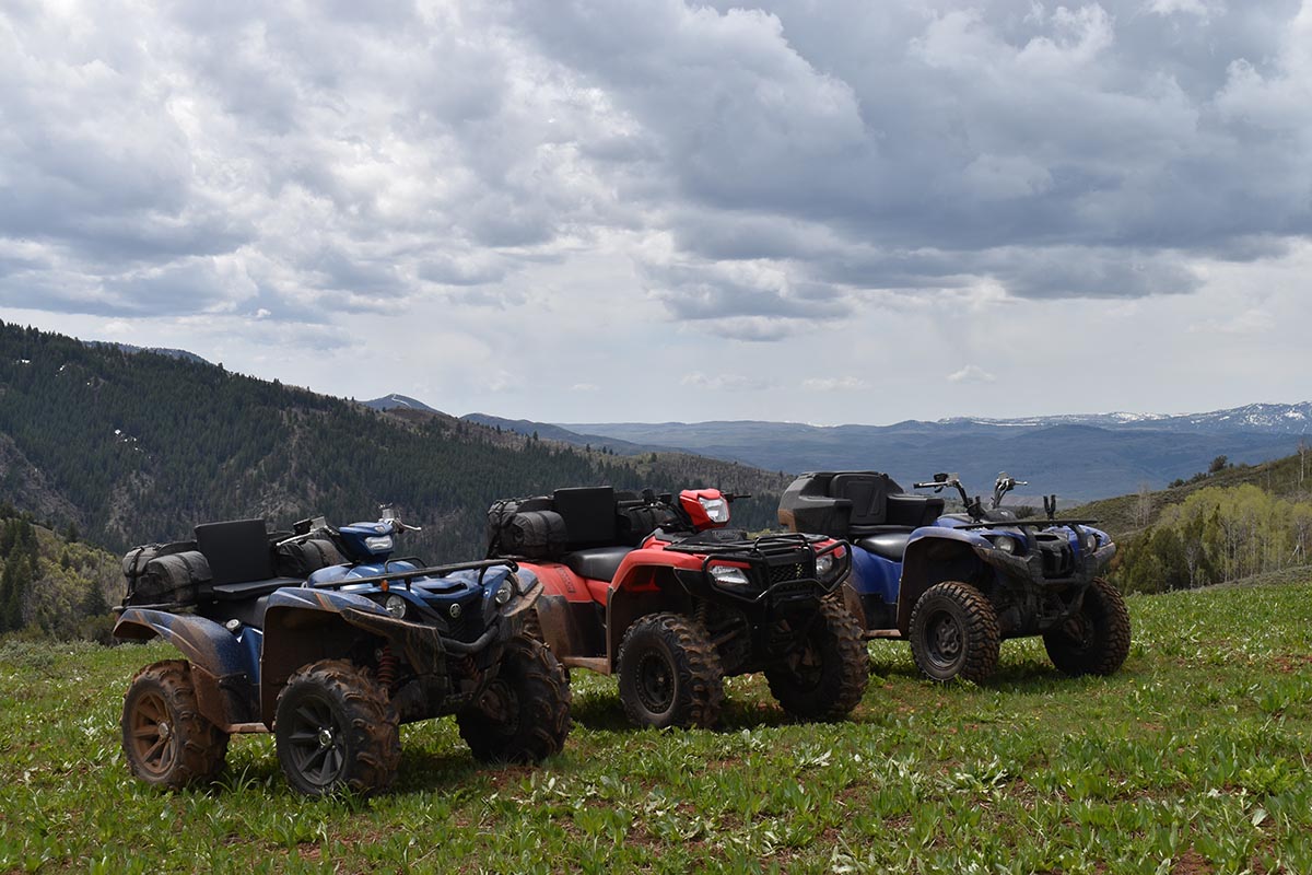 Los quads son un gran vehículo para moverse por el campo