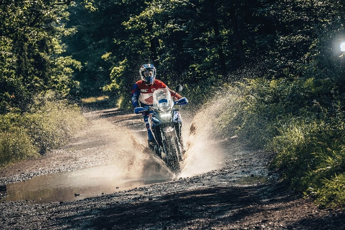 Renato Zocchi compitiendo en el Rally Gibraltar 2022