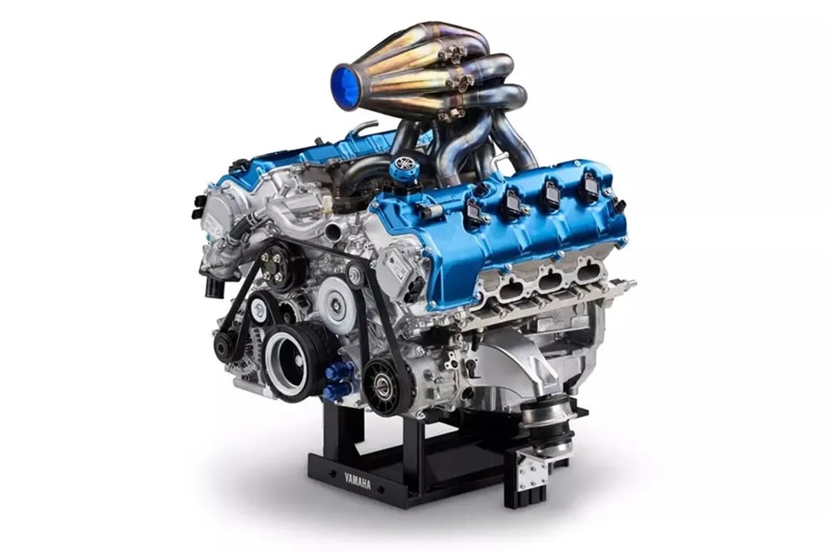 Motor V8 fabricado por Yamaha para Lexus