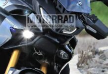 Imagen de una Tracer 9 GT de pruebas