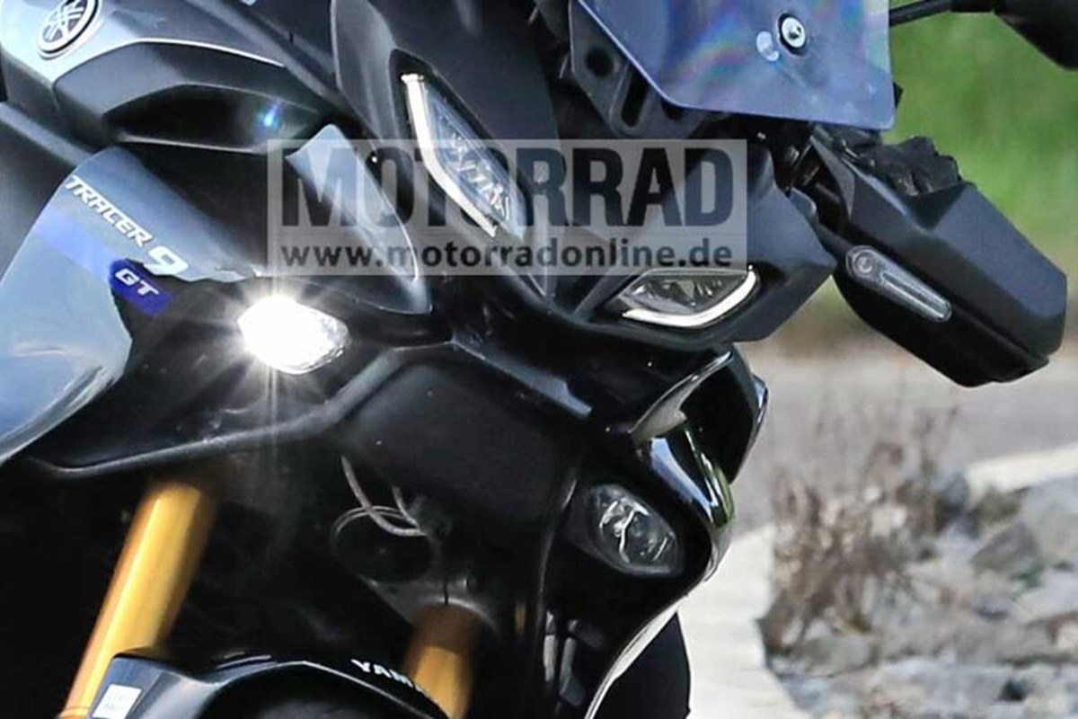 Imagen de una Tracer 9 GT de pruebas