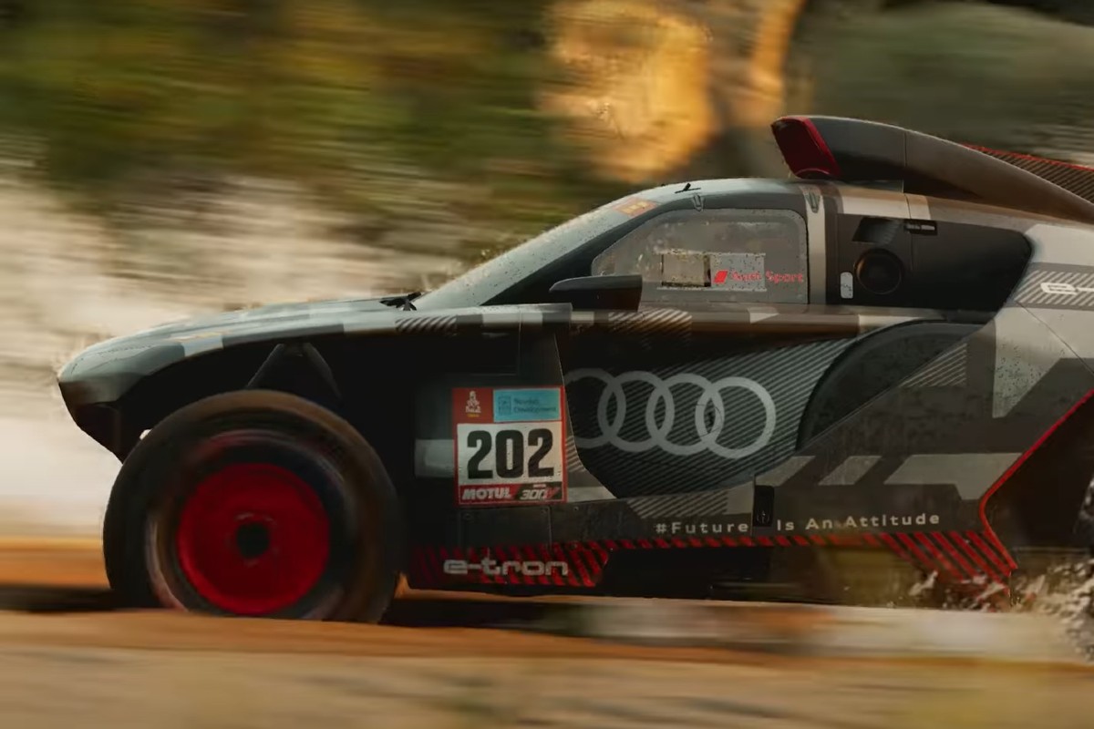 Audi RS Q e-tron en acción