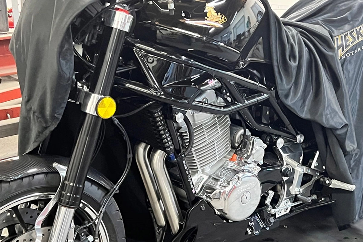 El motor deriva de una XR400