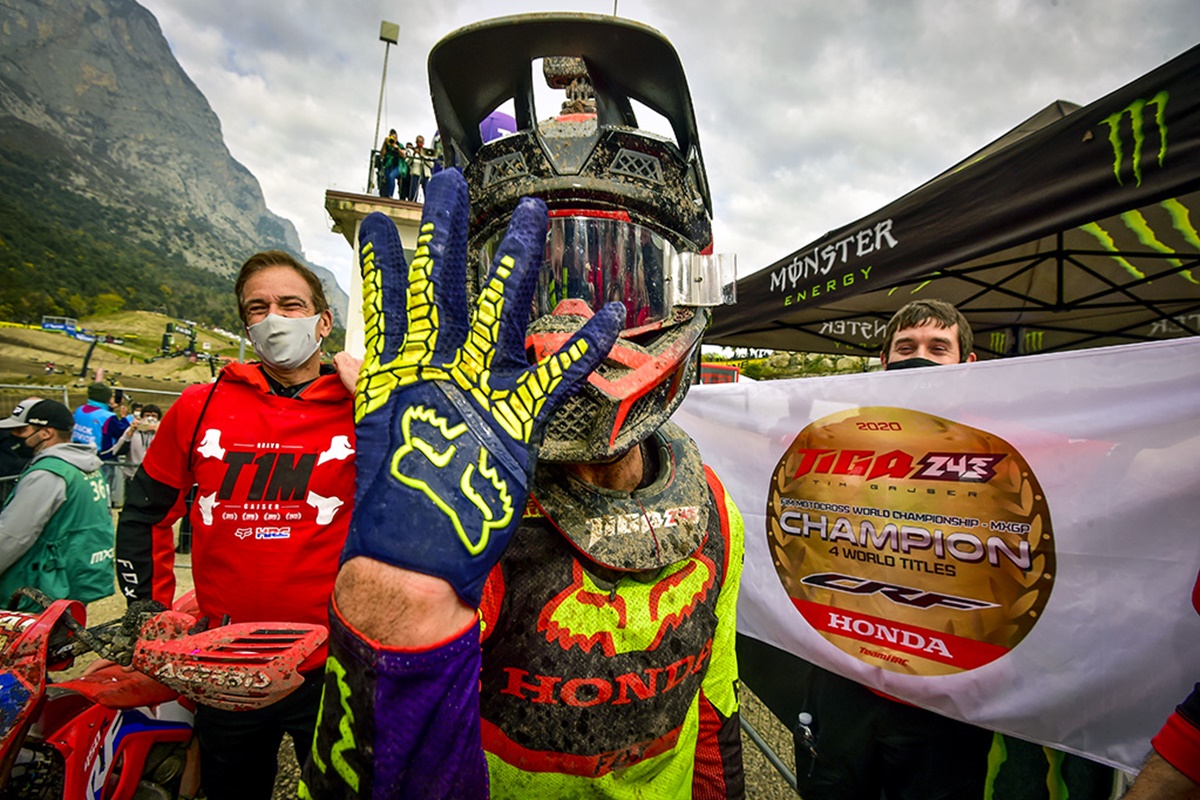 Tim Gajser Campeón del Mundo MXGP 2022