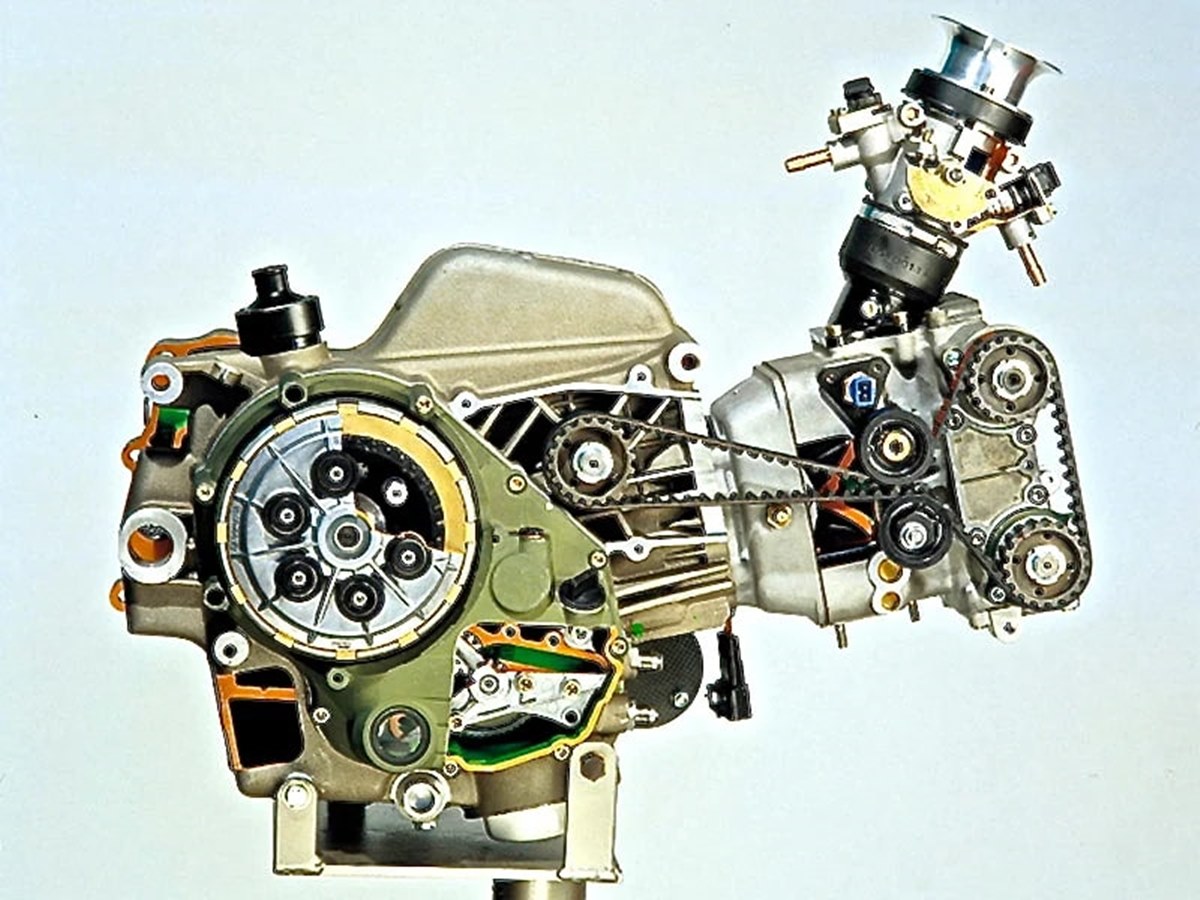 Motor monocilíndrico de Ducati