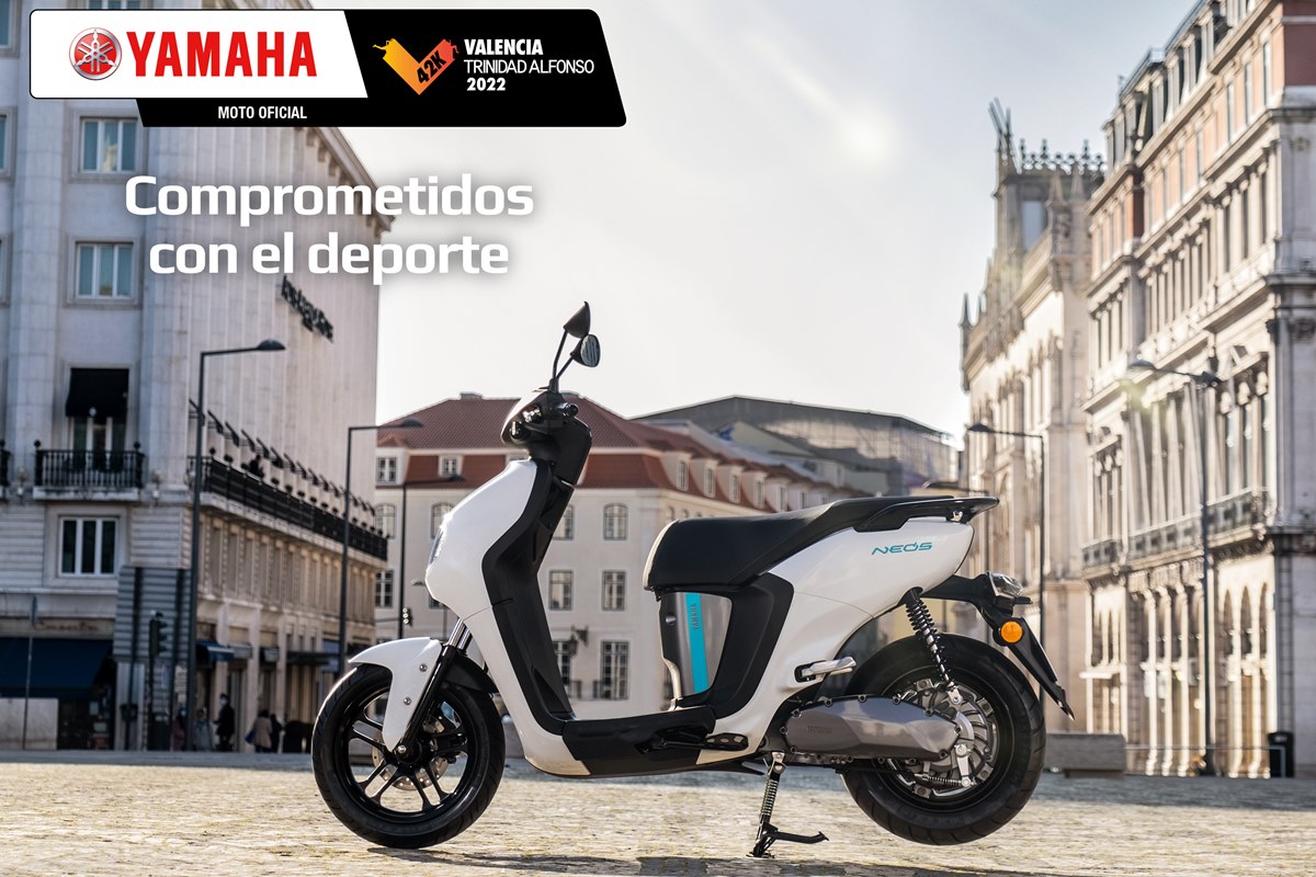 Yamaha Neos moto oficial del Medio Maratón y Maratón Valencia