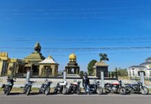 Royal Enfield Continental GT 650 reconvertida en touring