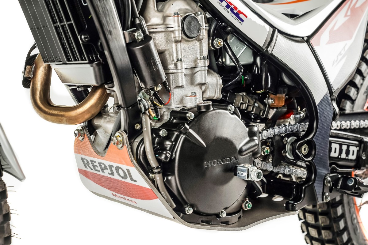 Montesa Cota 301RR Race Replica, detalles del motor