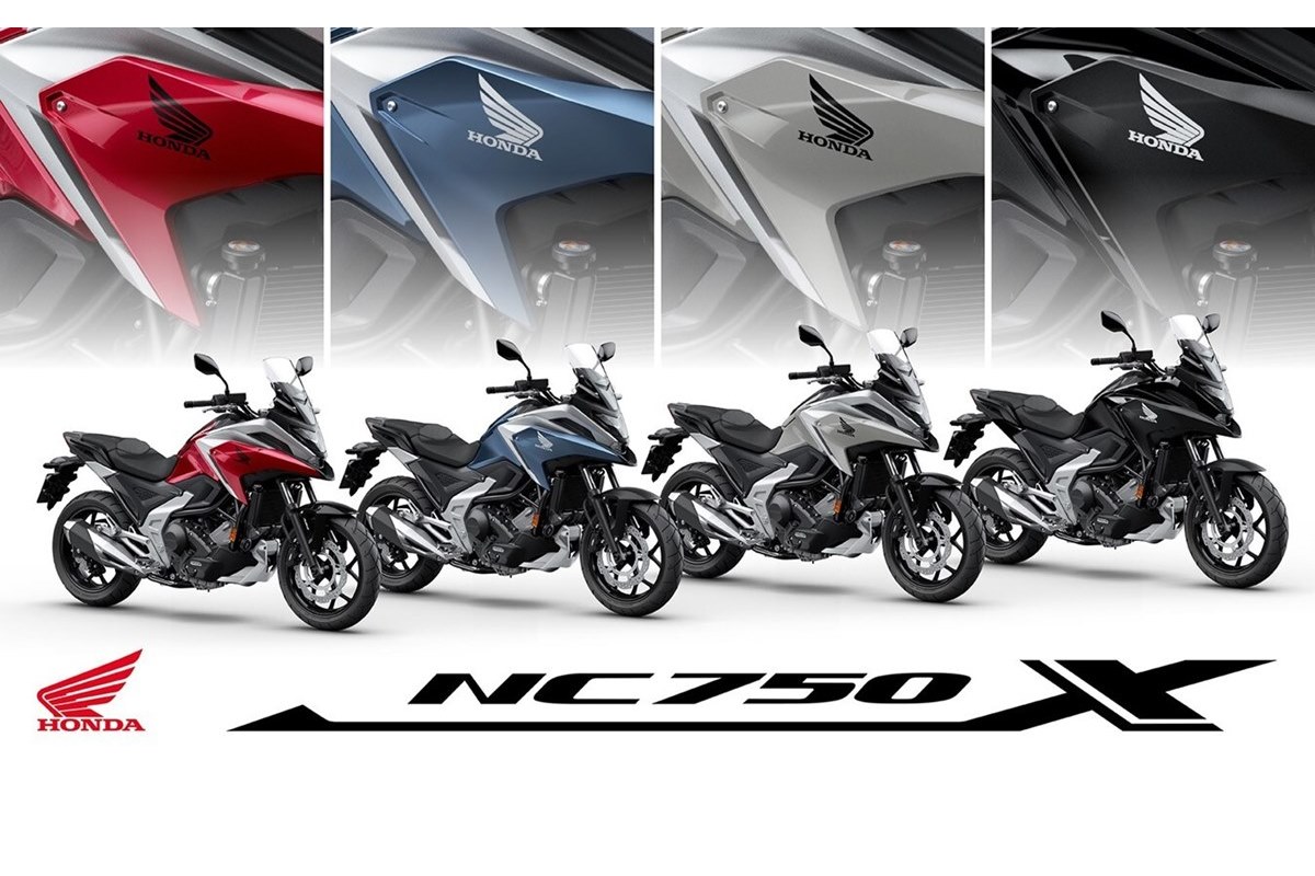 Nuevos colores para la Honda NC750X 2023