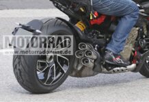 Fotos espía de la futura Ducati Diavel V4