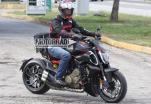 Fotos espía de la futura Ducati Diavel V4