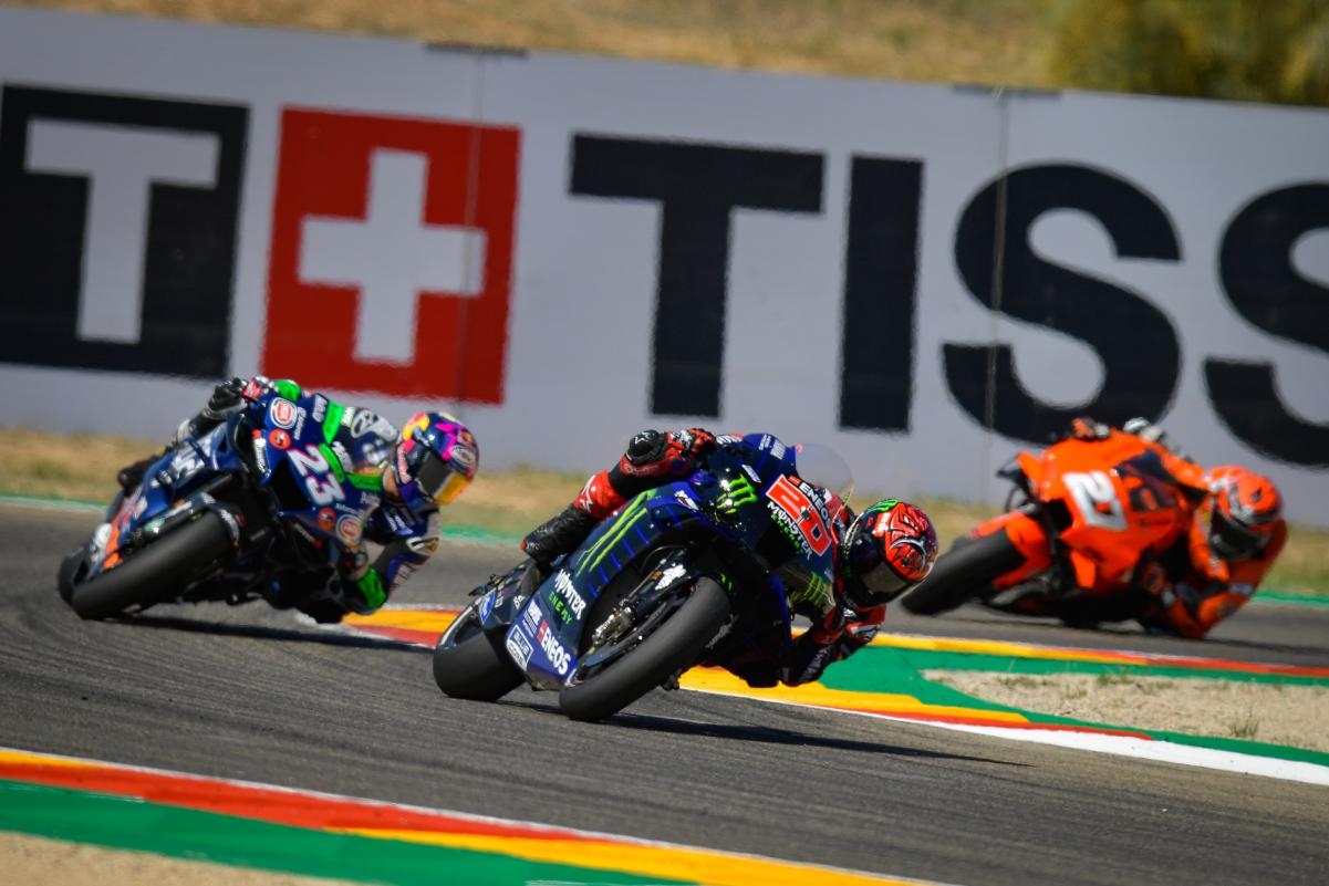 Quartararo tendrá que luchar para mantener su Yamaha al frente