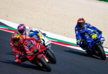 Hasta el final estuvieron luchando Pecco y Enea por la victoria