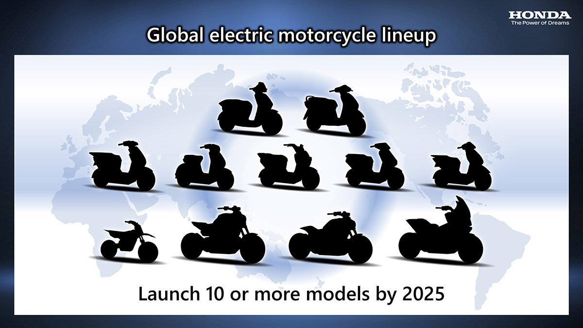 En total para 2025 honda planea tener al menos 10 modelos eléctricos en su gama