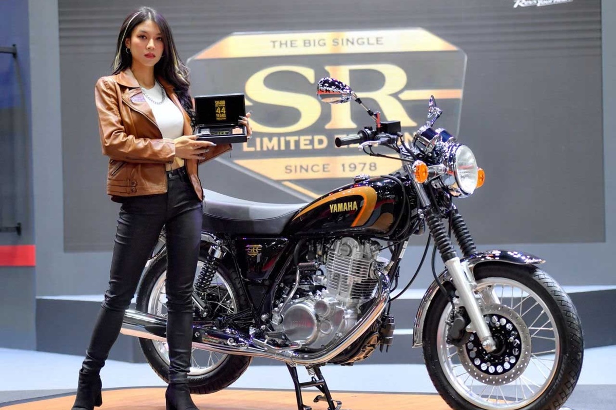 Reedición de la Yamaha SR400 en Tailandia