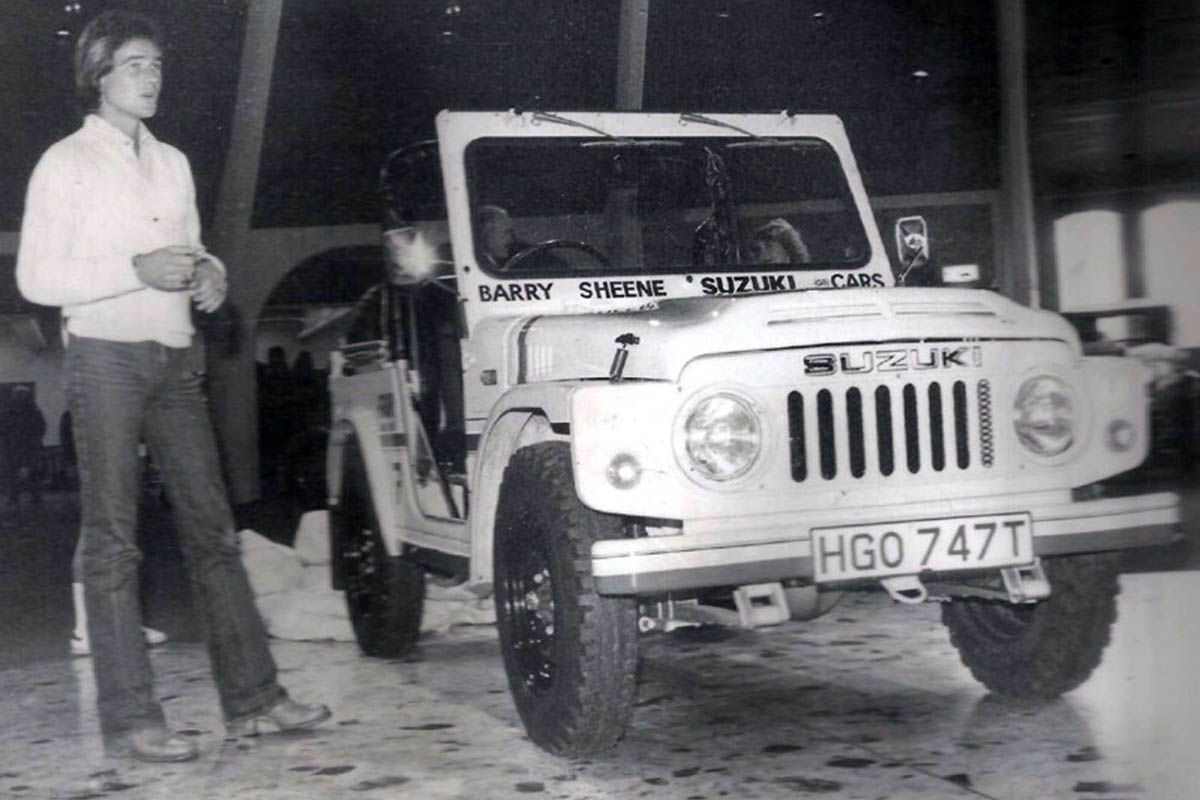 Hace casi 45 años, Suzuki le regaló el coche a Sheene