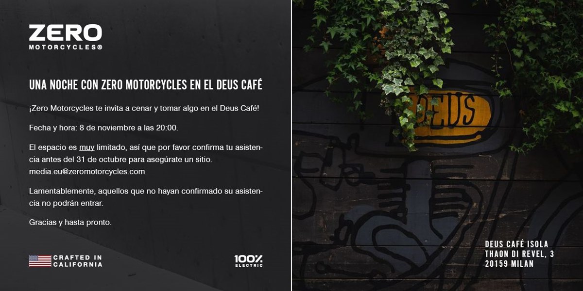 Cartel publicitario del evento