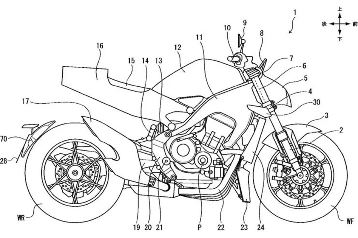Registro de patentes de un nuevo modelo de Honda