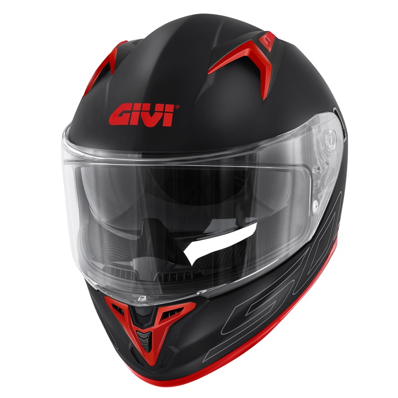 GIVI 50.9 Solid Black Red Matt