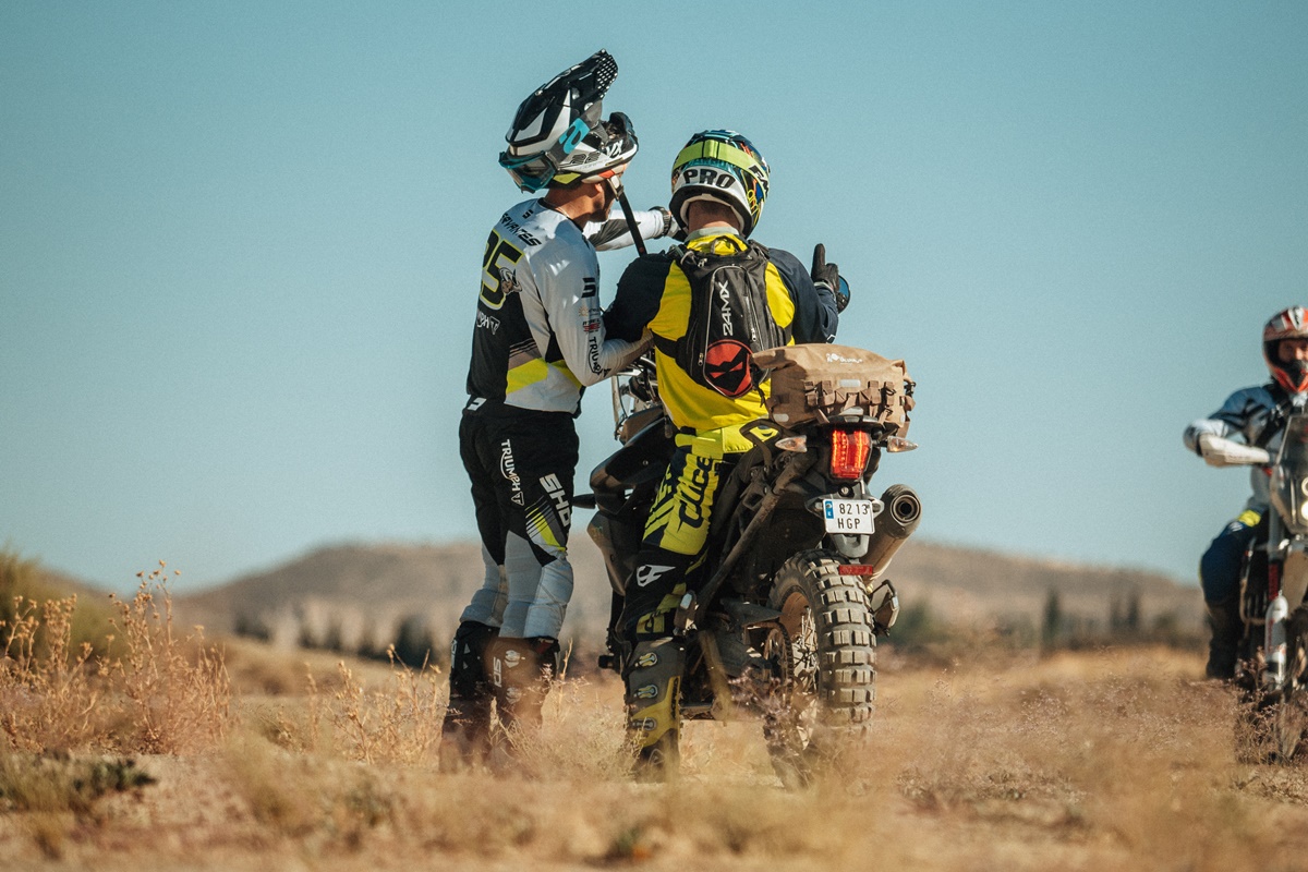 Triumph Tiger 900 Rally Pro en acción