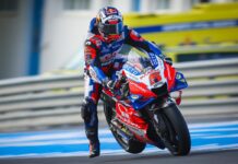Johann Zarco pilotando su Ducati en esta temporada 2022