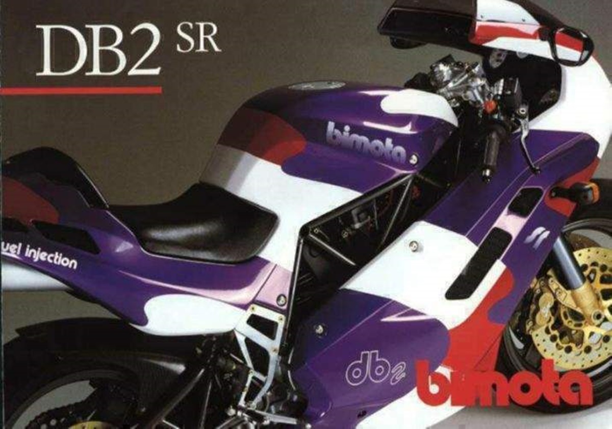 Bimota DB2 de 1994 publicidad de la época