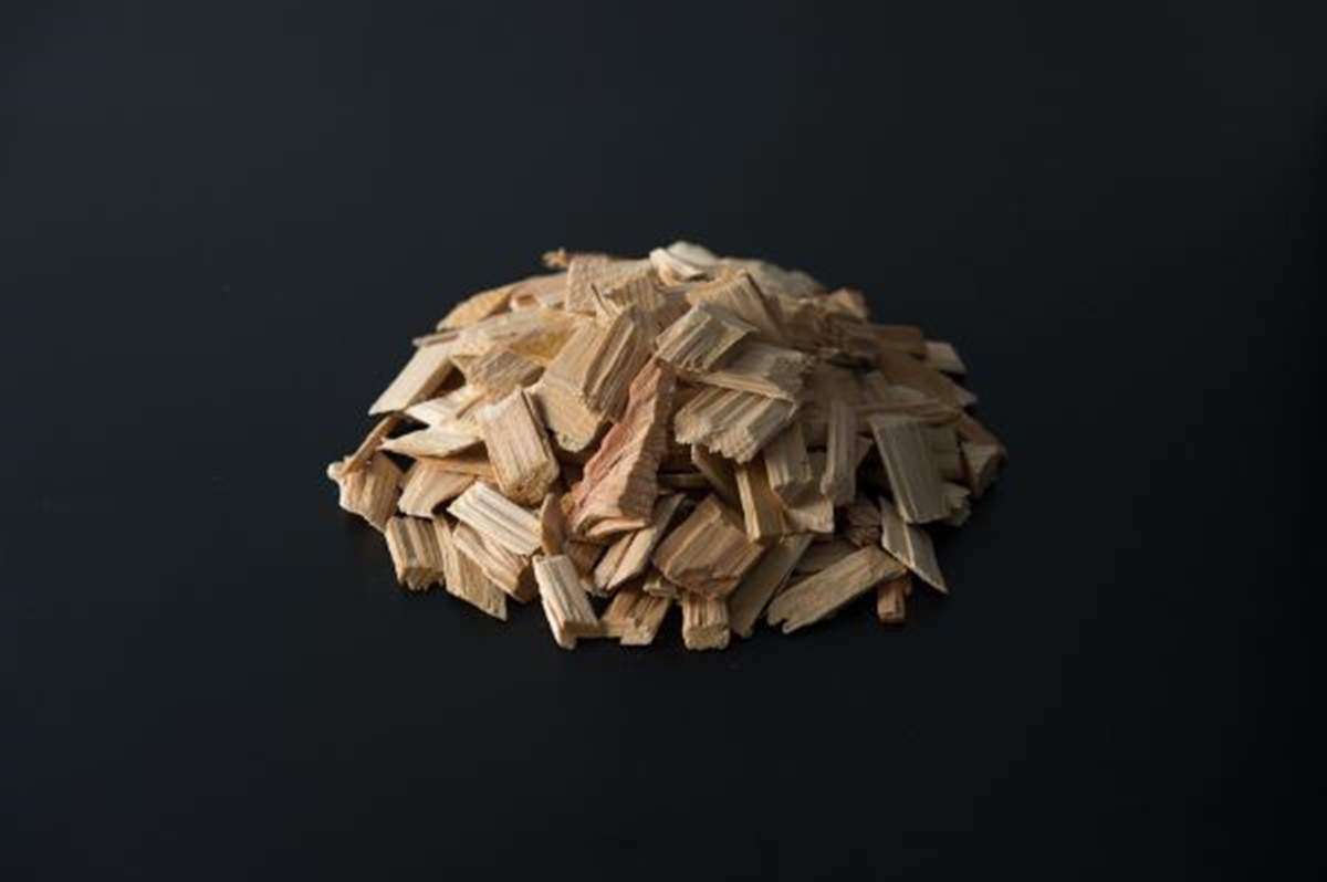 Astillas de madera utilizadas como materia prima