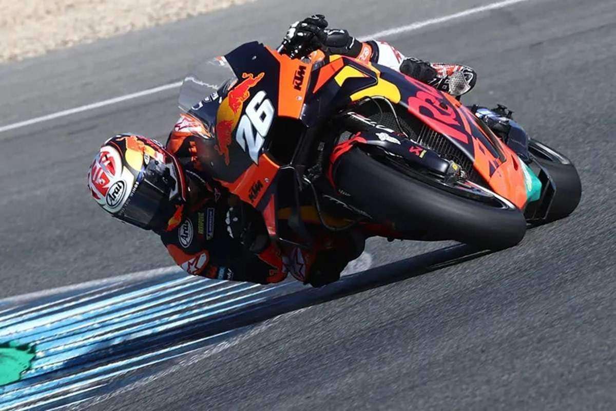 Dani Pedrosa en una KTM de competición