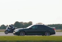 BMW M5 CS VS BMW M1000RR: duelo M