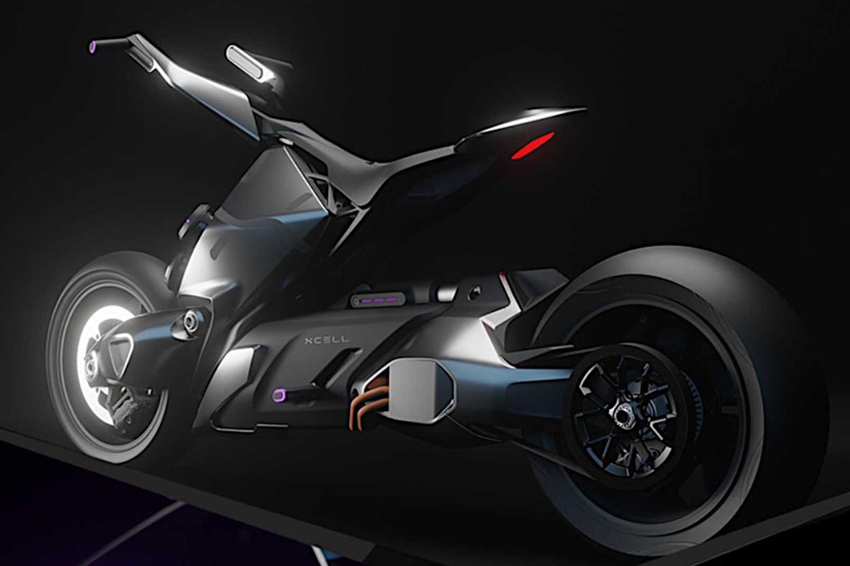 La moto llevaría un sistema de visión holográfica
