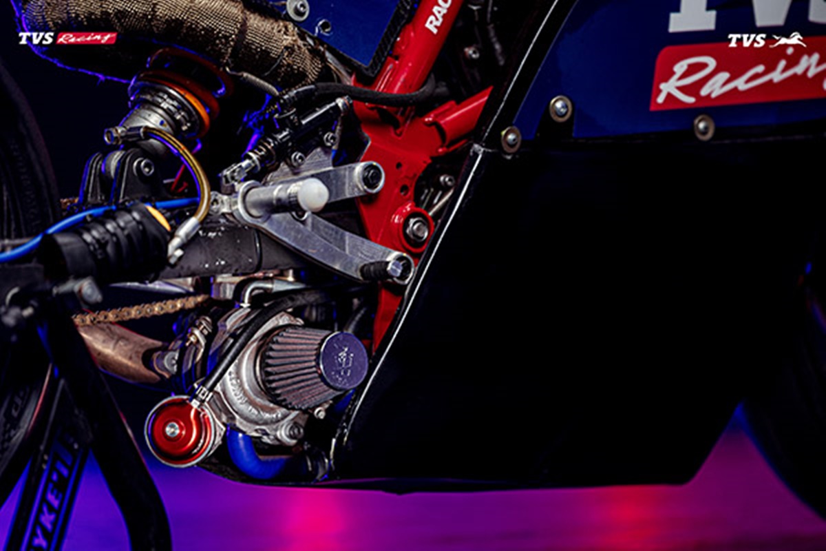La TVS Apache RR 310 Turbo en detalle