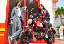 Honda Monkey 125 Cherry Edition vista lateral
