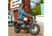 Honda Monkey 125 Cherry Edition vista lateral