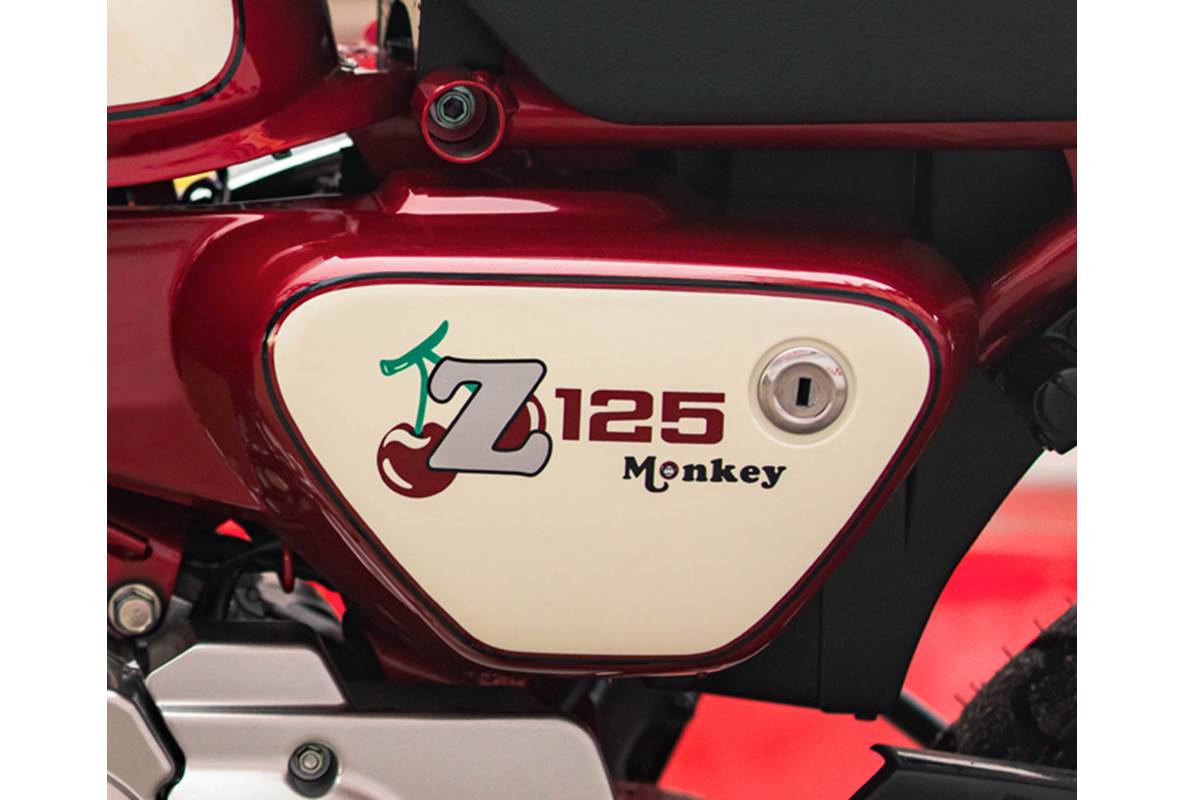 Honda Monkey 125 Cherry Edition en detalle