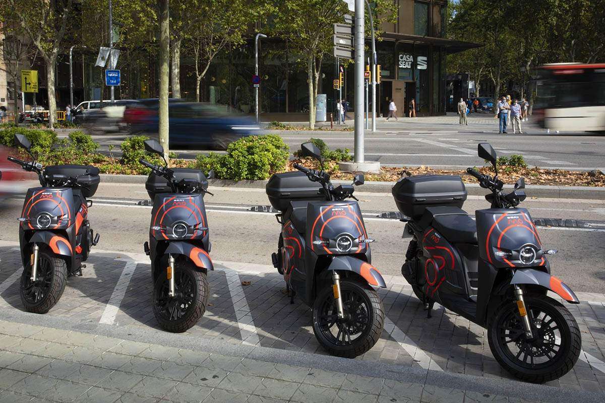 Las motos de alquiler han supuesto un cambio en el uso de la moto en ciudad