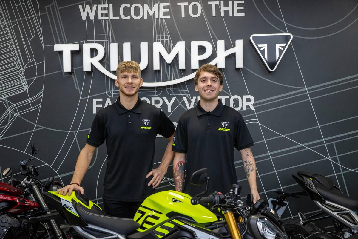 Presentación nuevos equipos Triumph Racing