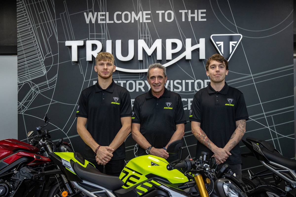Presentación nuevos equipos Triumph Racing
