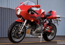 La moto está en un estado espectacular