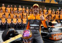 Daniel Ricciardo en Abu Dabi 2022